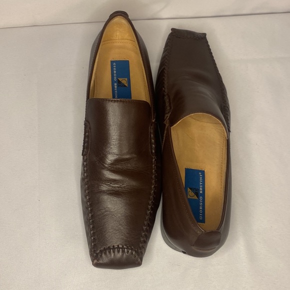 Giorgio Brutini genuine leather mens dress shoes slip on loafers - Picture 9 of 13